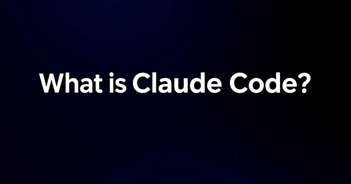 Abstract tech illustration: What is Claude Code? It Fixed a Bug It Couldn't See