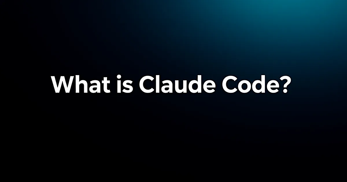 Abstract tech illustration: What is Claude Code? It Killed My ChatGPT Copy-Paste Loop